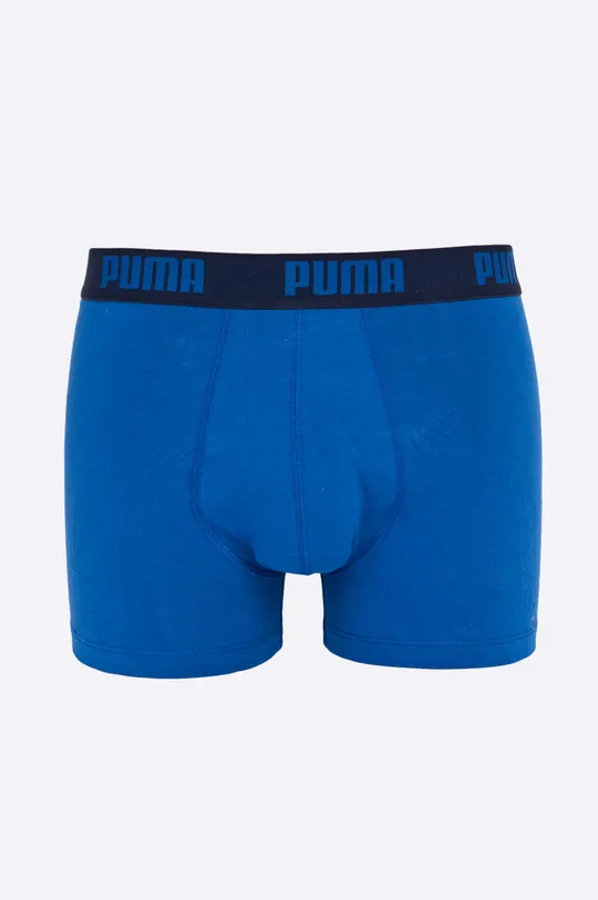 granatowy Puma - Bokserki Puma Basic Boxer 2P true blue (2-pack) 88886960 Męski