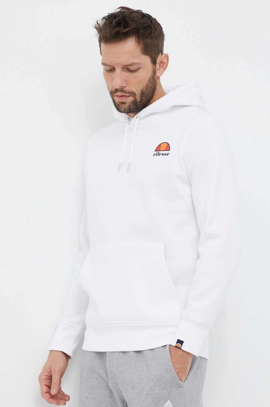 bela Pulover Ellesse Moški