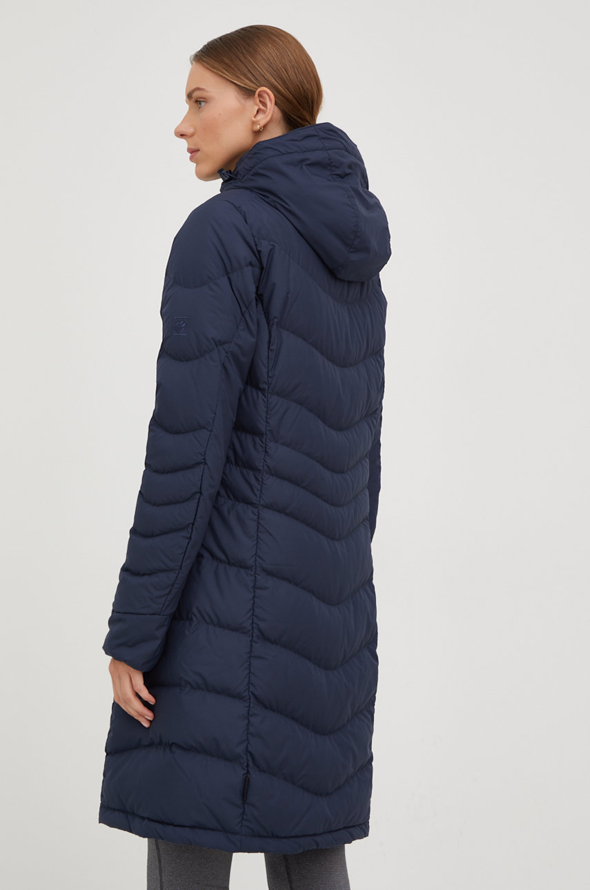 Jack Wolfskin  Hlavní materiál: 100 % Polyester Podšívka: 100 % Polyester Výplň: 90 % Chmýří, 10 % Peří