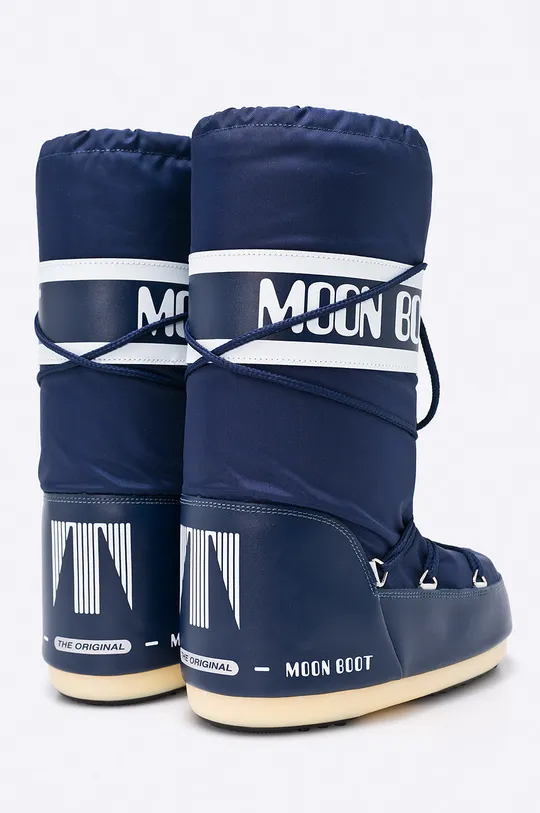navy Moon Boot snow boots