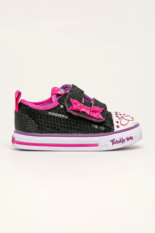 czarny Skechers buty dziecięce Dziewczęcy