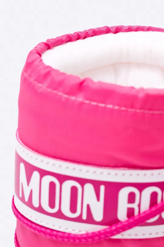 Moon Boot - Śniegowce dziecięce Nylon Bouganville Dziewczęcy