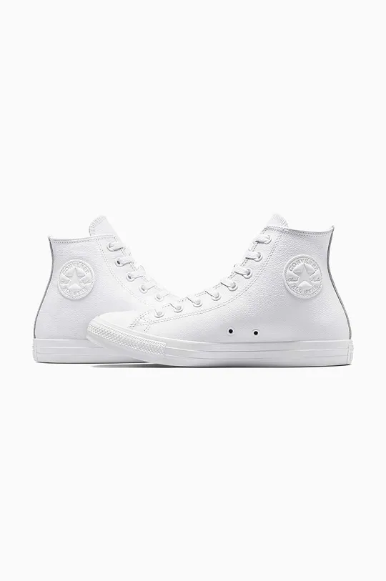 bela Converse superge Chuck Taylor All Star Leather