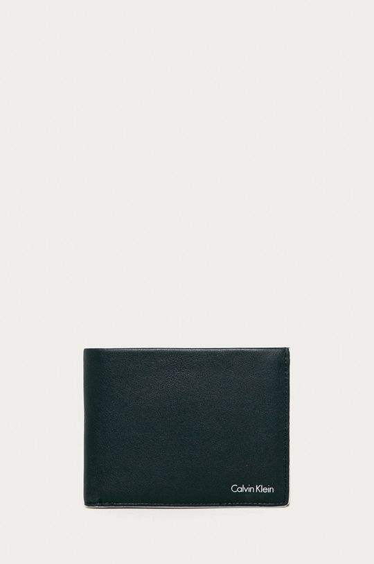 tmavomodrá Calvin Klein Jeans - Kožená peňaženka Pánsky