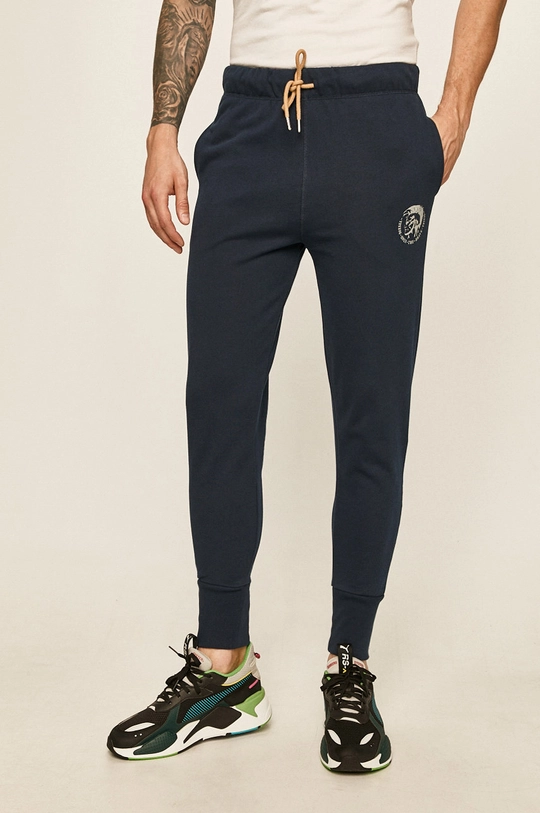 Diesel - Pantaloni Peter tricotaj bleumarin UMLB.PETER.0CAND