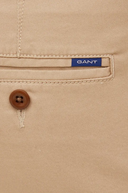 brązowy Gant Spodnie 1500150