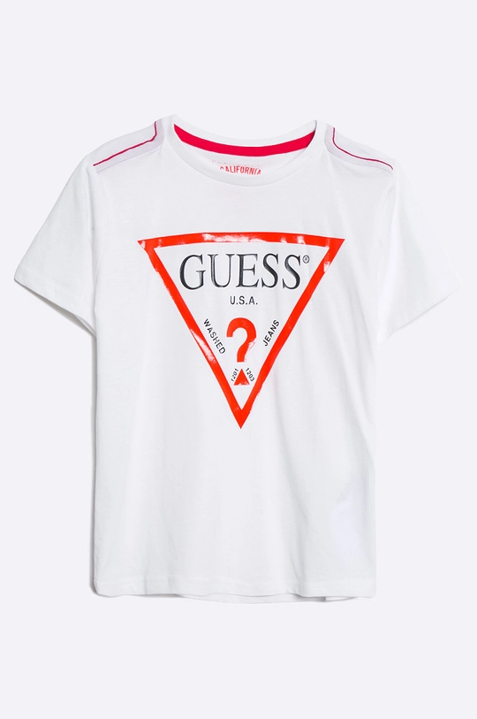 biały Guess Jeans - T-shirt dziecięcy 118-175 cm Chłopięcy