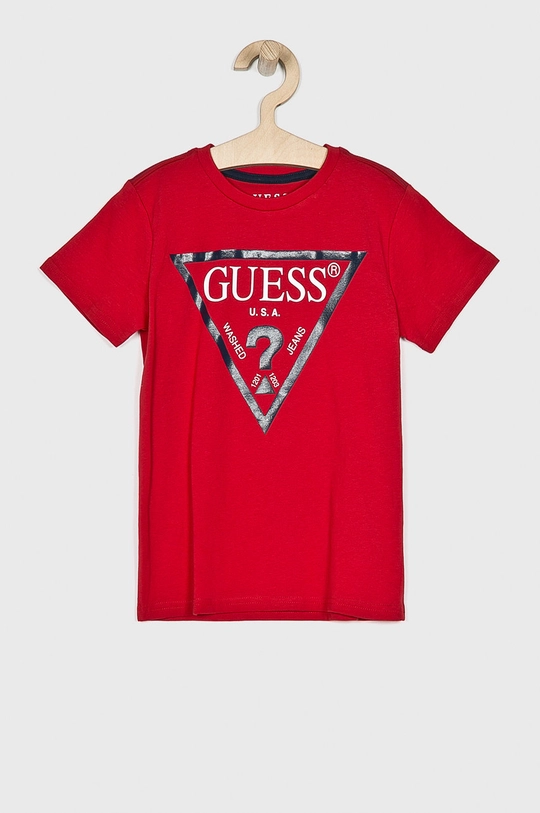 czerwony Guess Jeans - T-shirt dziecięcy 118-175 cm Chłopięcy