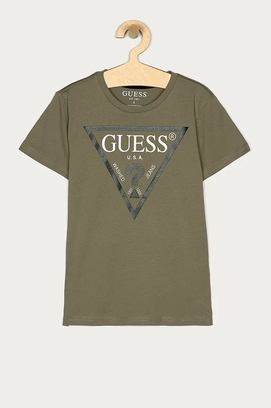 zielony Guess Jeans - T-shirt dziecięcy 116-176 cm Chłopięcy