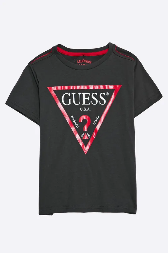 czarny Guess Jeans - T-shirt dziecięcy 118-175 cm Chłopięcy