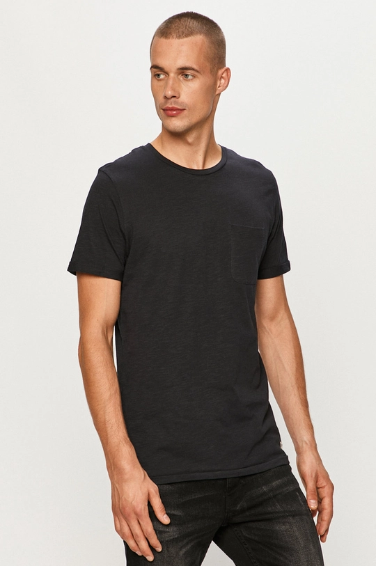 granatowy Produkt by Jack & Jones - T-shirt Męski