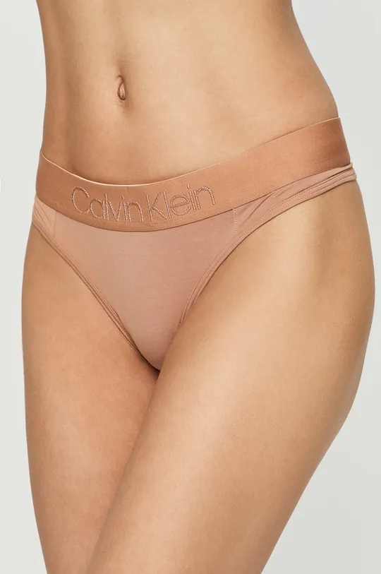 бежевий Calvin Klein Underwear - Труси Жіночий
