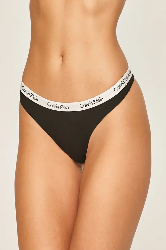 Calvin Klein Underwear - Stringi (3-pack) 90 % Bawełna, 10 % Elastan
