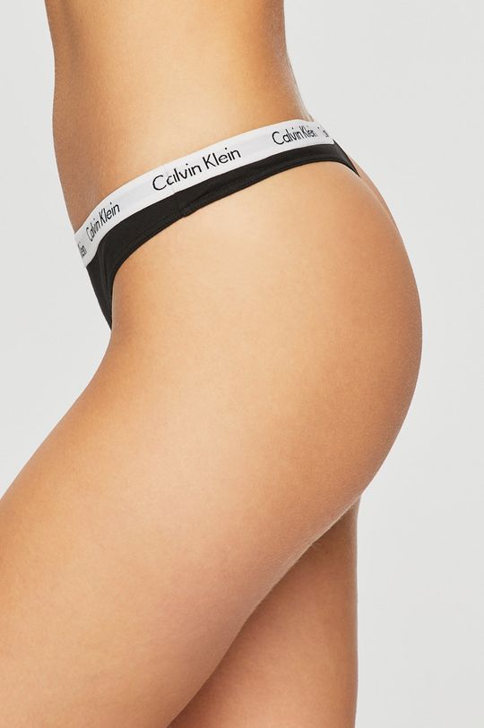čierna Calvin Klein Underwear - Tangá (3-pak)