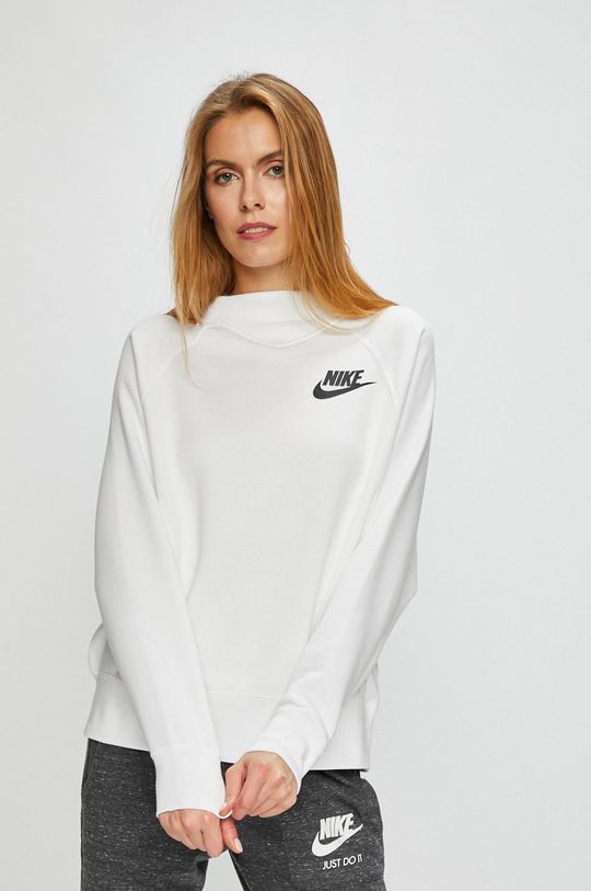 bílá Nike Sportswear - Mikina Dámský