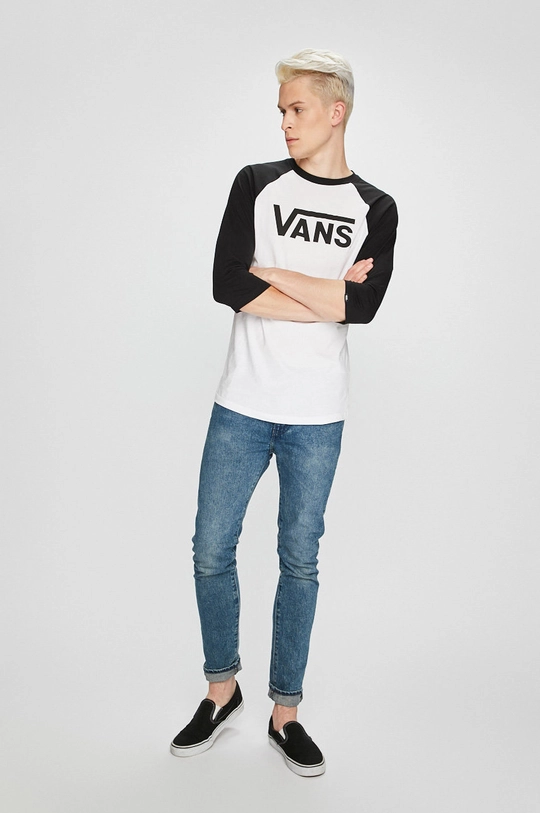 Vans - Longsleeve biały