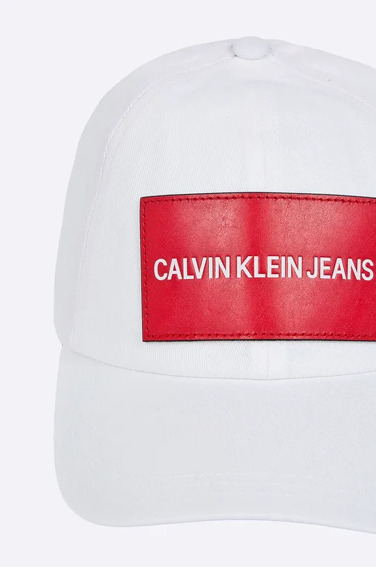 Calvin Klein Jeans - Čiapka biela