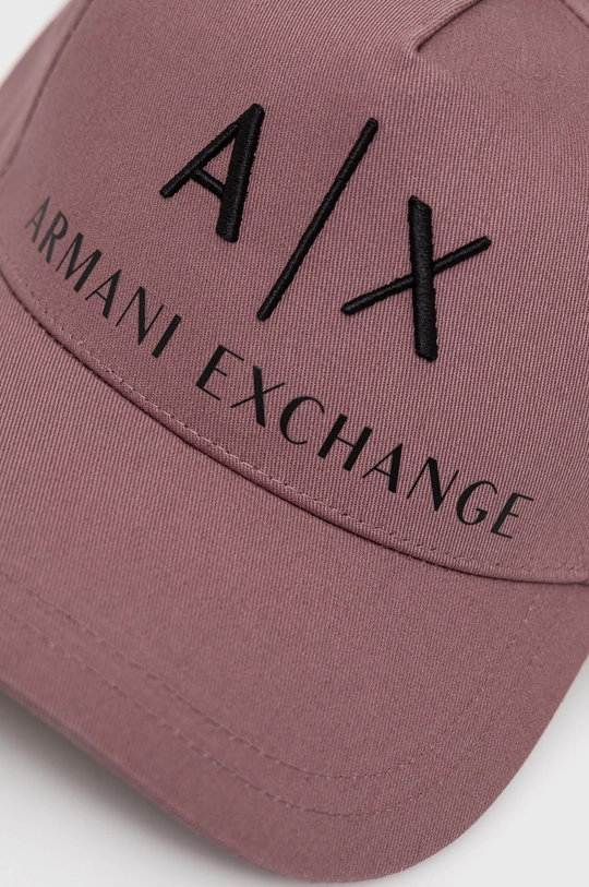 Armani Exchange pamut sapka lila