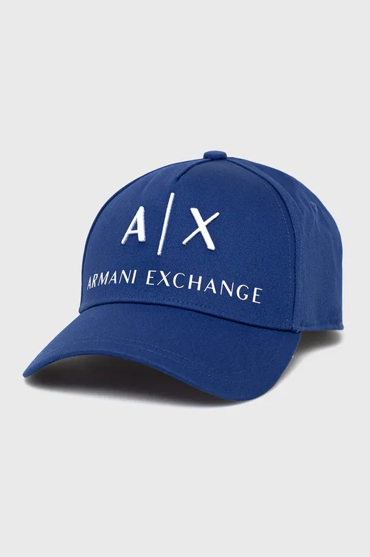 niebieski Armani Exchange czapka Męski