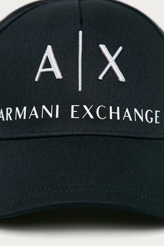 Čiapka Armani Exchange tmavomodrá