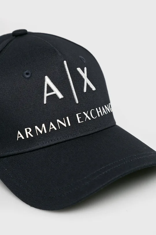 Καπέλο Armani Exchange  Κύριο υλικό: 100% Βαμβάκι 100% Βαμβάκι Φόδρα: 100% Βαμβάκι Προσθήκη: 100% Φυσικό δέρμα