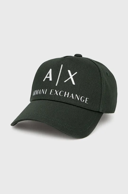 zielony Armani Exchange czapka Męski