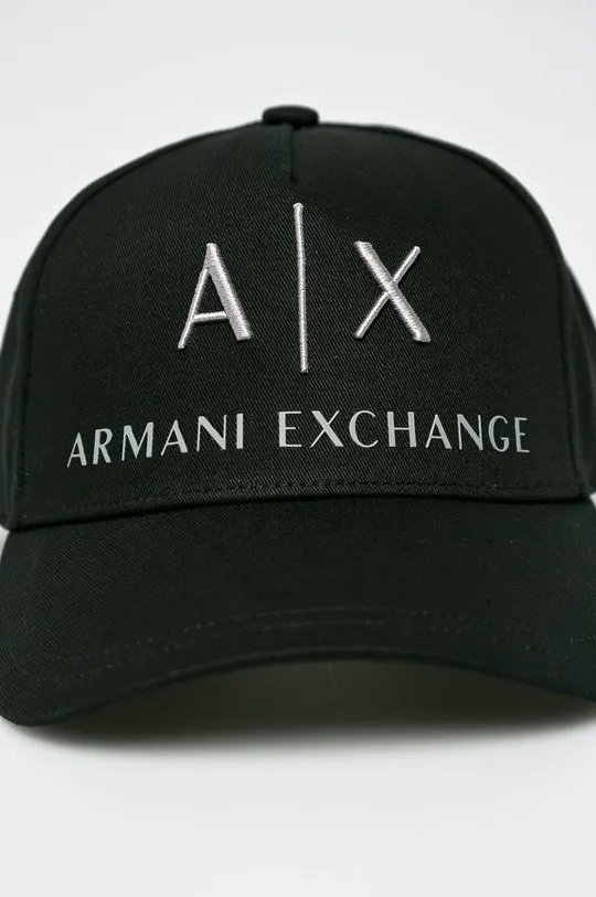 Armani Exchange czapka czarny