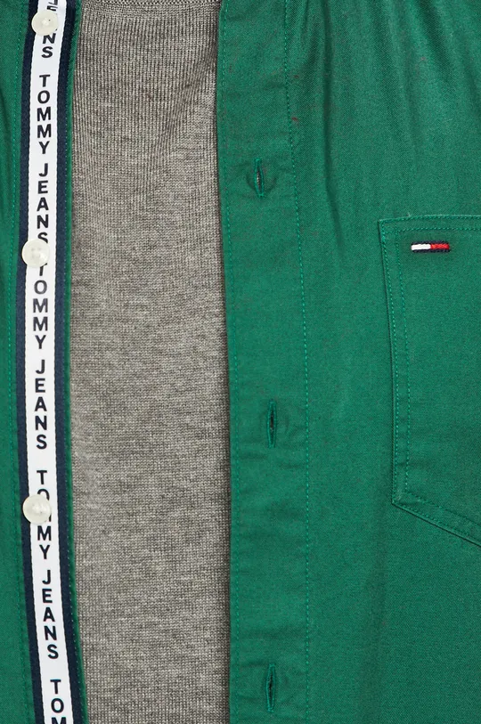 Tommy Jeans - Košeľa zelená