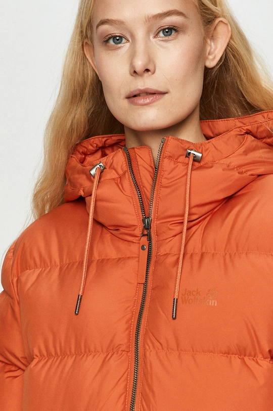 oranžová Páperová bunda Jack Wolfskin