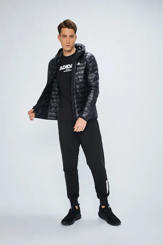 adidas Performance - Páperová bunda čierna