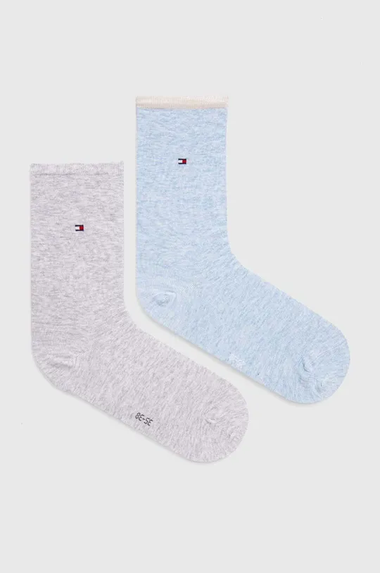 блакитний Шкарпетки Tommy Hilfiger 2-pack Жіночий