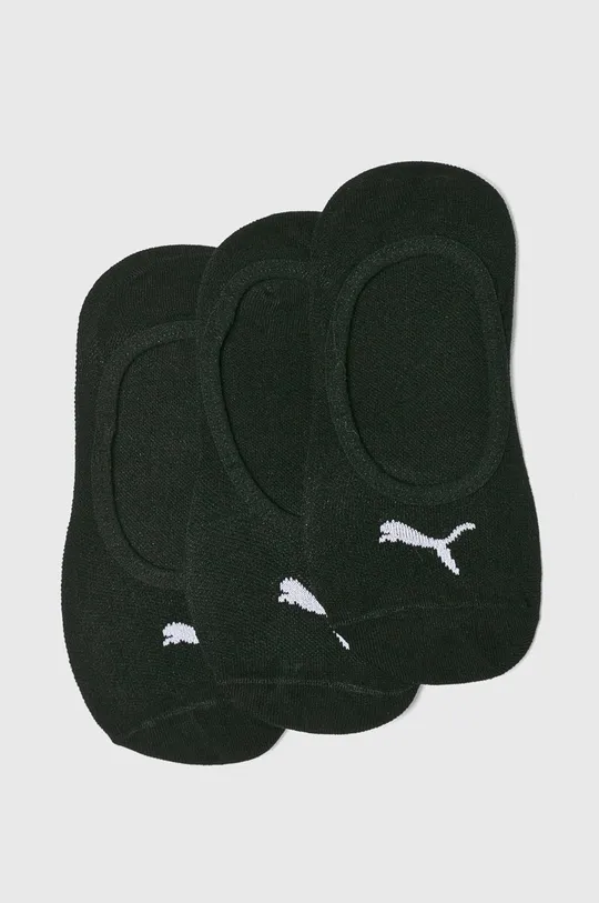 črna Puma stopalke (3-pack) Ženski