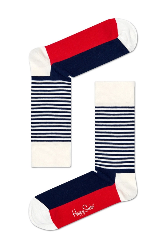 Happy Socks - Zokni Stripe Gift Box (4 db) többszínű