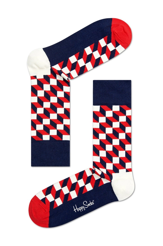 Happy Socks - Κάλτσες Stripe Gift Box (4-pak)  86% Βαμβάκι, 2% Σπαντέξ, 12% Πολυαμίδη