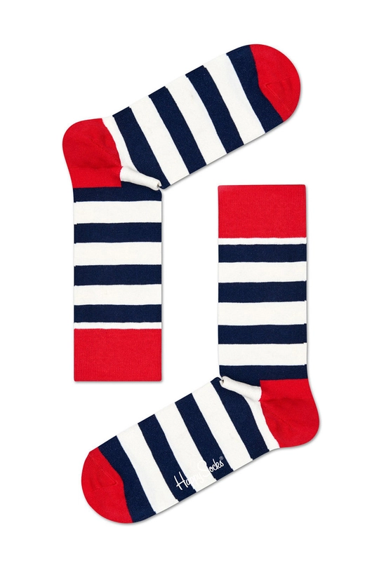 multicolor Happy Socks - Skarpetki Stripe Gift Box (4-pak)