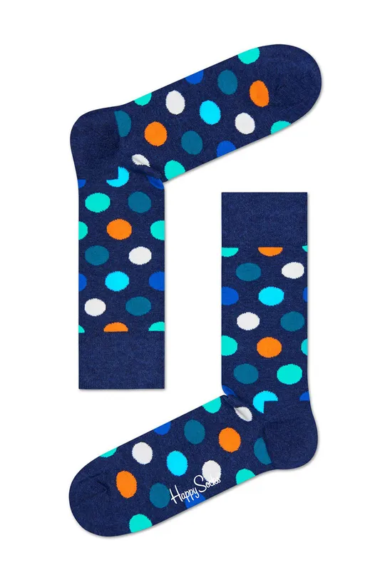 modrá Happy Socks - Ponožky Big Dot Dámsky