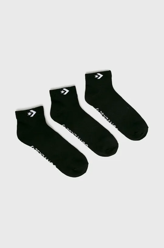 črna Converse nogavice (3-Pack) Moški