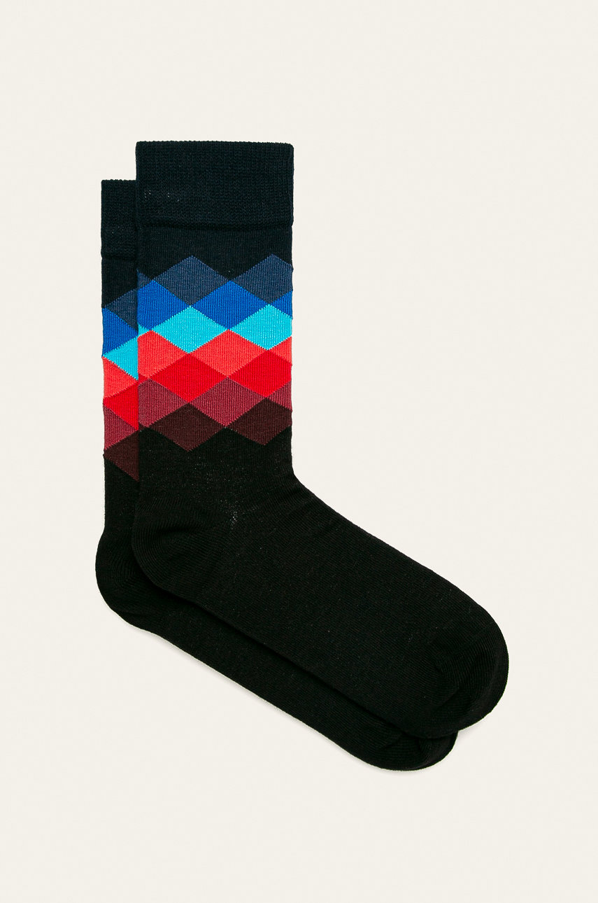 viacfarebná Happy Socks - Ponožky Faded Diamond Dámsky