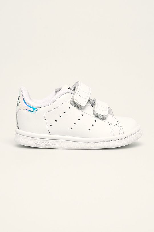 biela adidas Originals - Detské topánky Stan Smith CF Chlapčenský