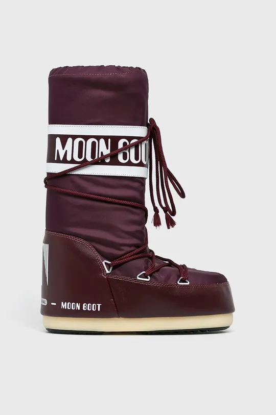 фіолетовий Moon Boot - Зимові чоботи Nylon Жіночий