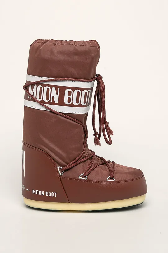 Moon Boot - Śniegowce Nylon ocieplane brązowy 14004400