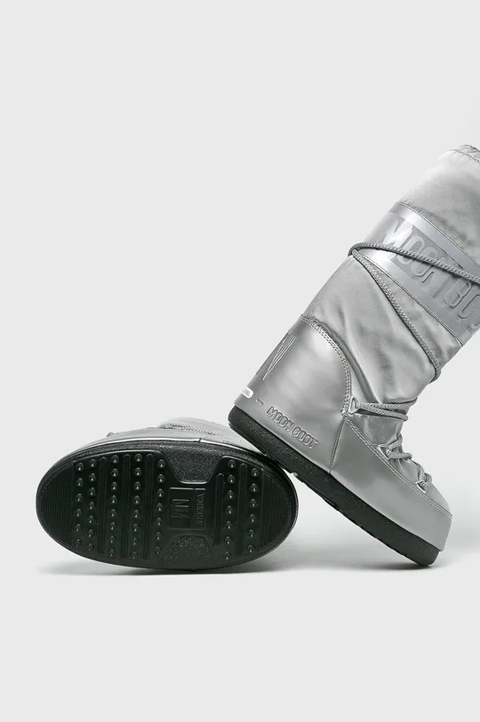 Moon Boot - Čizme za snijeg Glance srebrna