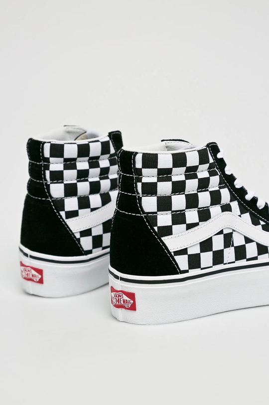 Vans - Πάνινα παπούτσια Sk8-Hi Platform 2  Πάνω μέρος: Υφαντικό υλικό, Φυσικό δέρμα Εσωτερικό: Υφαντικό υλικό Σόλα: Συνθετικό ύφασμα