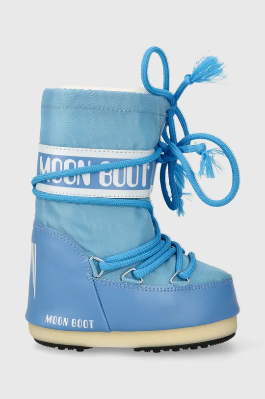 голубой Детские сапоги Moon Boot Для девочек