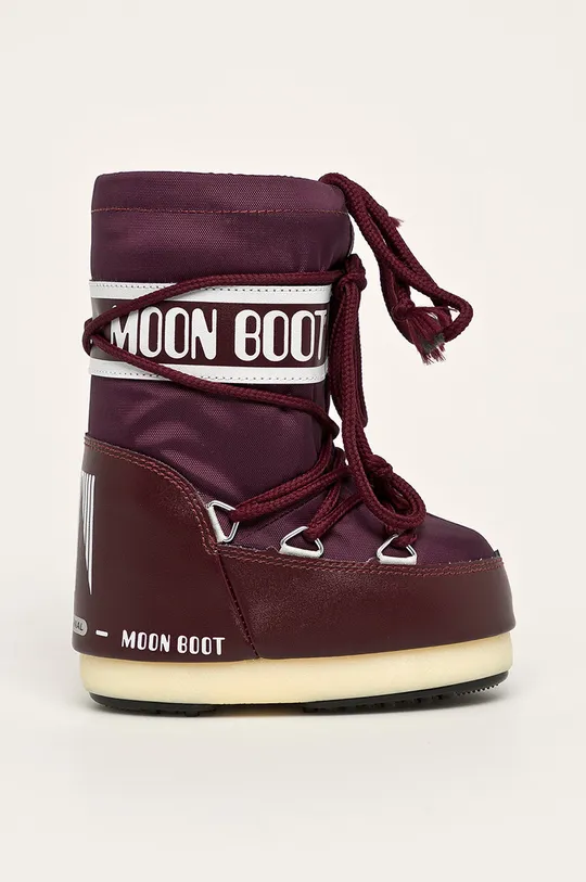 burgundské Moon Boot - Detské snehule Dievčenský