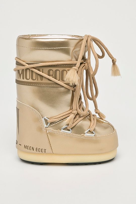 złoty Moon Boot - Buty dziecięce Dziewczęcy