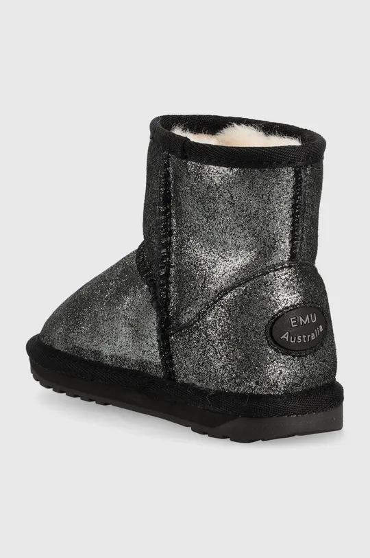 Dječje cipele za snijeg Emu Australia  Vanjski dio: Brušena koža Unutrašnji dio: Merino vuna Potplat: Sintetički materijal