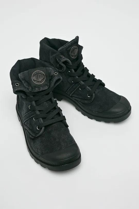 Palladium - Високі черевики чорний