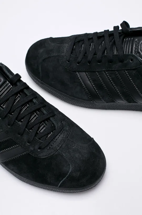 μαύρο Σουέτ αθλητικά παπούτσια adidas Originals