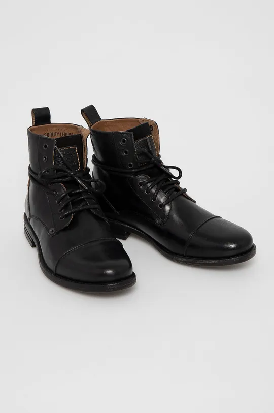 Levi's - Високі черевики Emerson чорний
